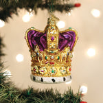 Old World Christmas King's Crown Ornament - hand-blown glass Christmas tree ornament