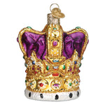 Old World Christmas King's Crown Ornament - hand-blown glass Christmas tree ornament (view 4)