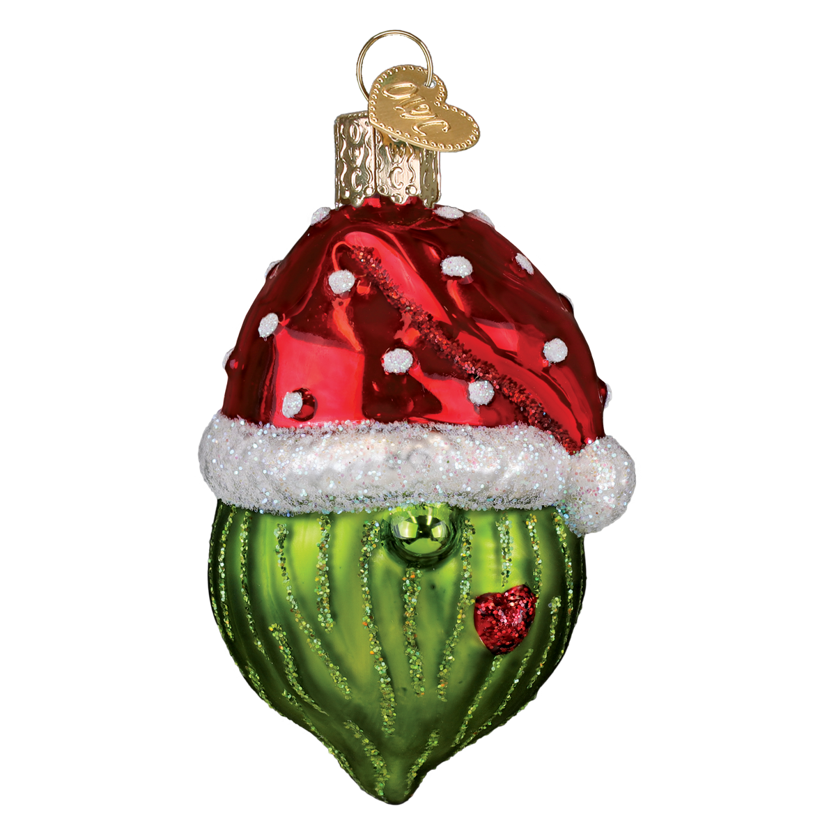 Old World Christmas The Greenkeeper Ornament - hand-blown glass Christmas tree ornament (view 2)