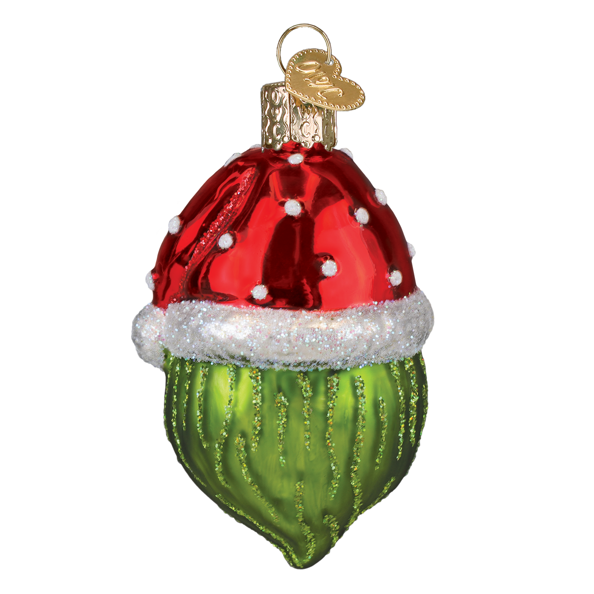 Old World Christmas The Greenkeeper Ornament - hand-blown glass Christmas tree ornament (view 3)