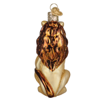 Old World Christmas Cowardly Lion Ornament - hand-blown glass Christmas tree ornament (view 3)
