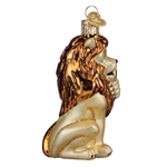 Old World Christmas Cowardly Lion Ornament - hand-blown glass Christmas tree ornament (view 4)