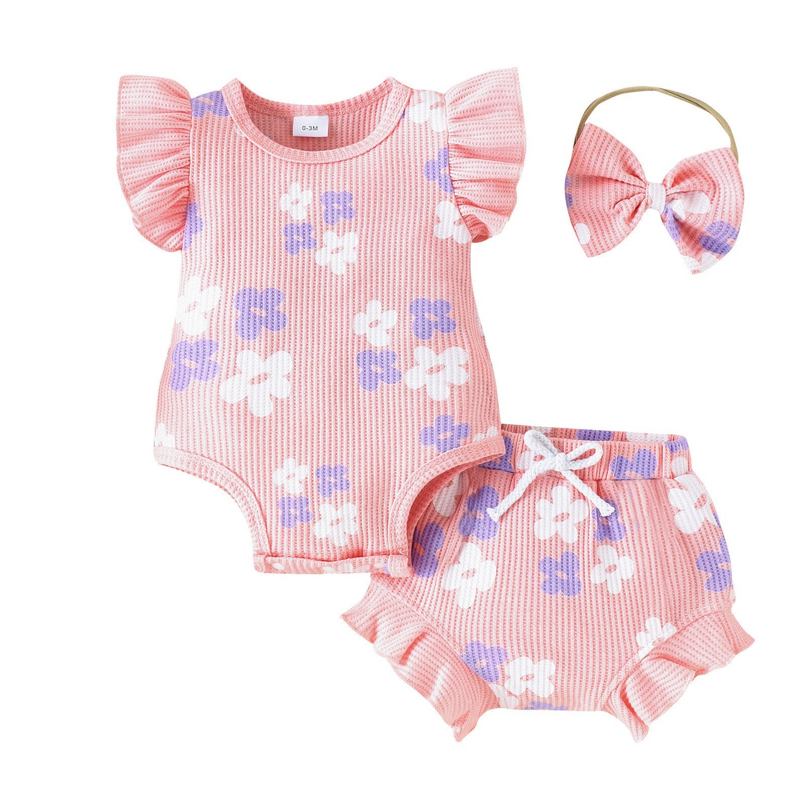 New Type Baby Sleeveless Baby Bodysuit Shorts Two-piece Set - Cindi Book