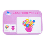 Children's Cognitive Card Iron Box Jigsaw Puzzle Matching Fruit Learning Card - Cindi Book