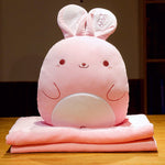 Cartoon Multifunctional Blanket Animal Pillow Blanket - Cindi Book