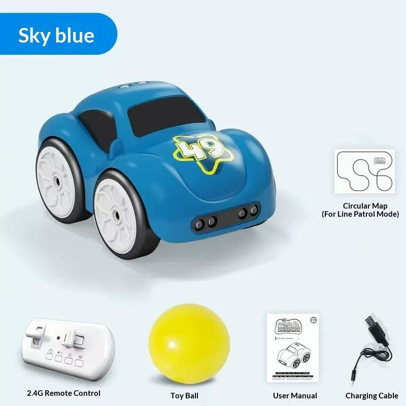 Inductive Obstacle-Avoidance Smart Remote-Controlled Toy Car For Kids - Cindi Book