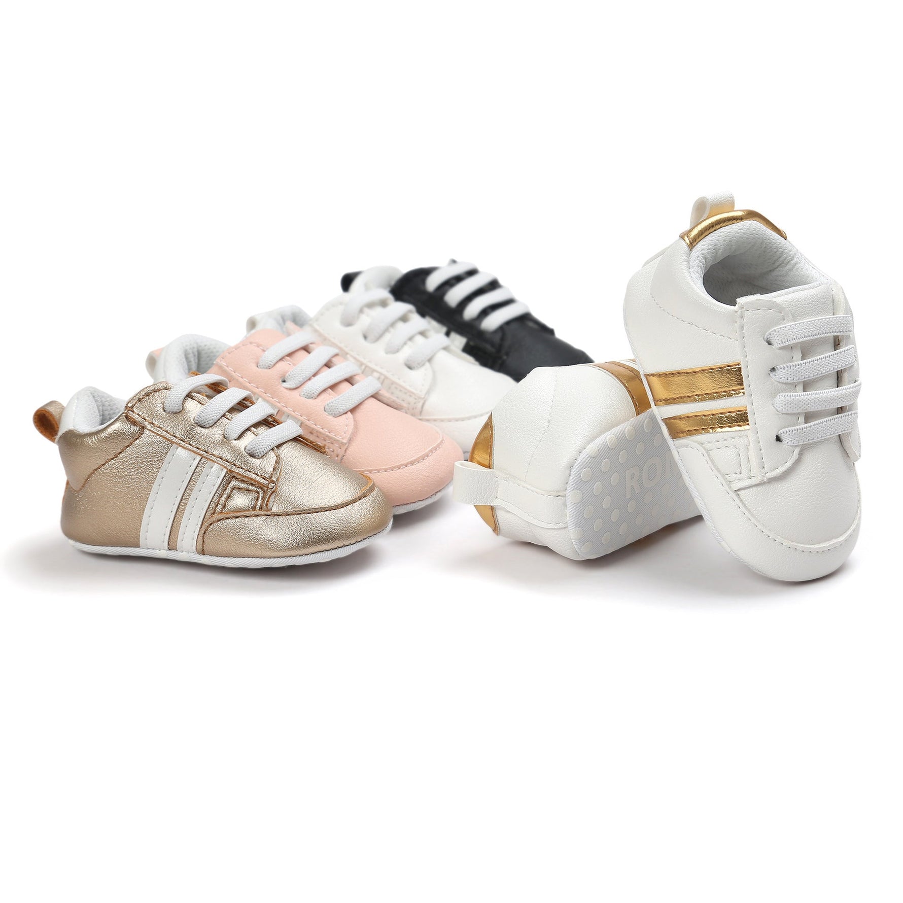 Baby Boy Girl Moccasins Shoes Infant PU Leather Non-slip Soft Newborn Sneakers - Cindi Book