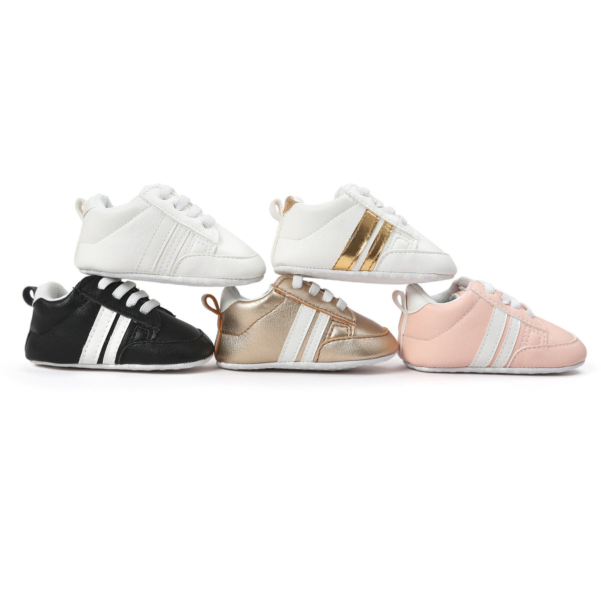 Baby Boy Girl Moccasins Shoes Infant PU Leather Non-slip Soft Newborn Sneakers - Cindi Book