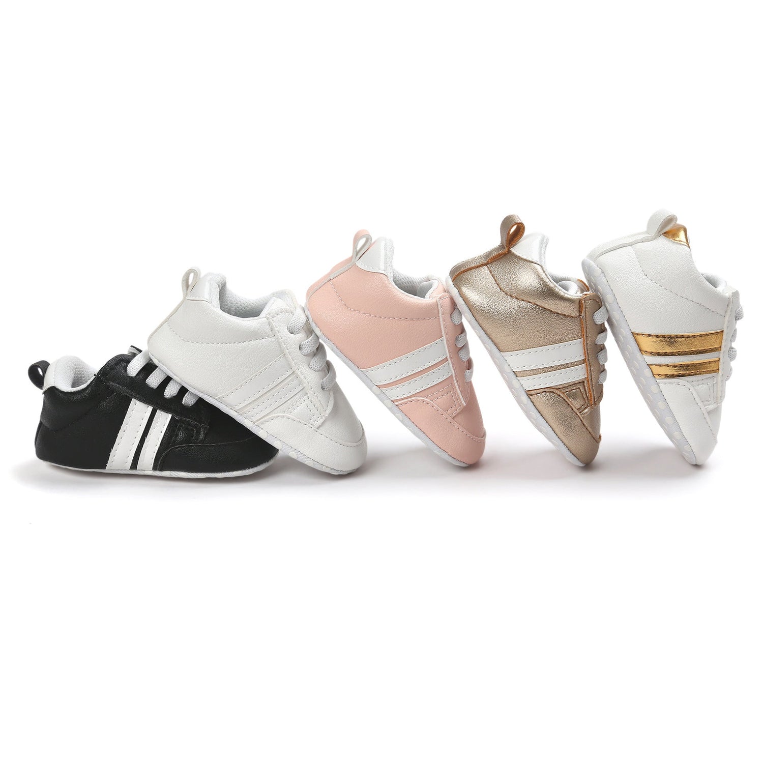 Baby Boy Girl Moccasins Shoes Infant PU Leather Non-slip Soft Newborn Sneakers - Cindi Book