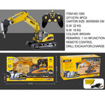 Alloy Electric Remote-controlled Engineering Vehicle Model Toy - Cindi Book