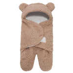 Lamb Plush Sleeping Bag Newborn Baby Swaddling Quilt - Cindi Book