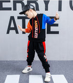 Boys spring suit new Korean children's clothing in the big boy boy long-sleeved sports two-piece suit tide clothes - Cindi Book