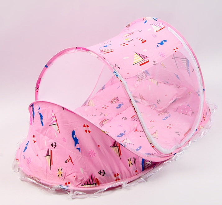 Foldable  Baby Bed Net With Pillow Net 2pieces Set - Cindi Book