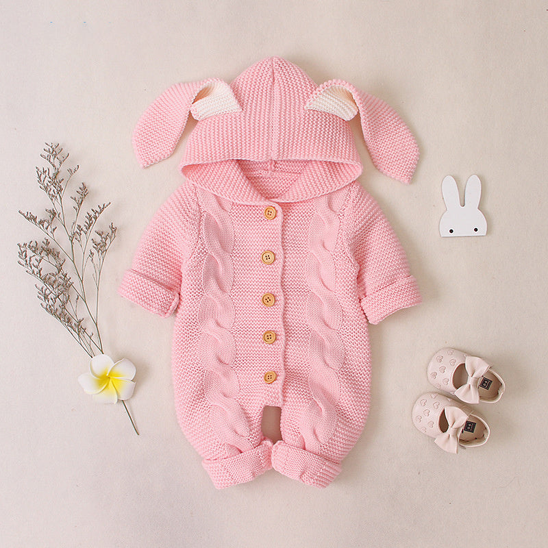 Baby knitted romper - Cindi Book