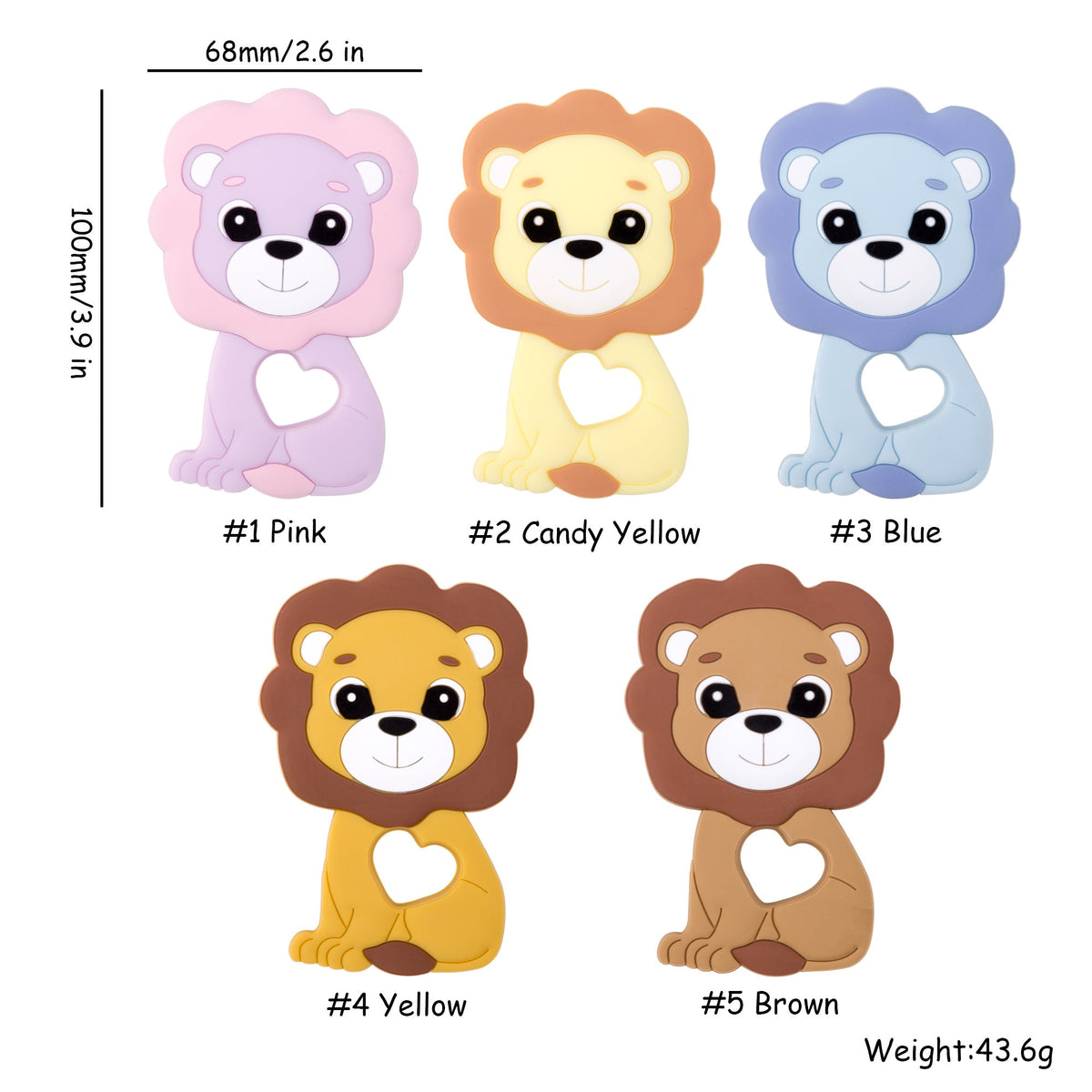 Baby pacifier chain baby silicone molar teether bite - Cindi Book