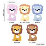 Baby pacifier chain baby silicone molar teether bite - Cindi Book