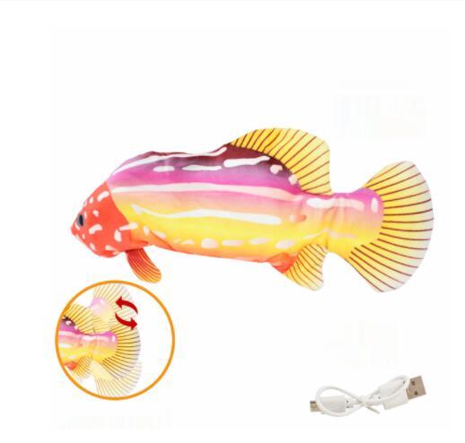 Electric Funny Cat Simulation Fish Beating Usb Jumping Cat Toy - Cindi Book