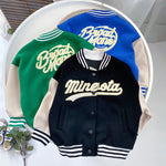 Children's Clothing Boys All-match Korean Baseball Uniform Jacket - Cindi Book