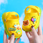 Kids Cartoon Cave Hole Sandals - Cindi Book