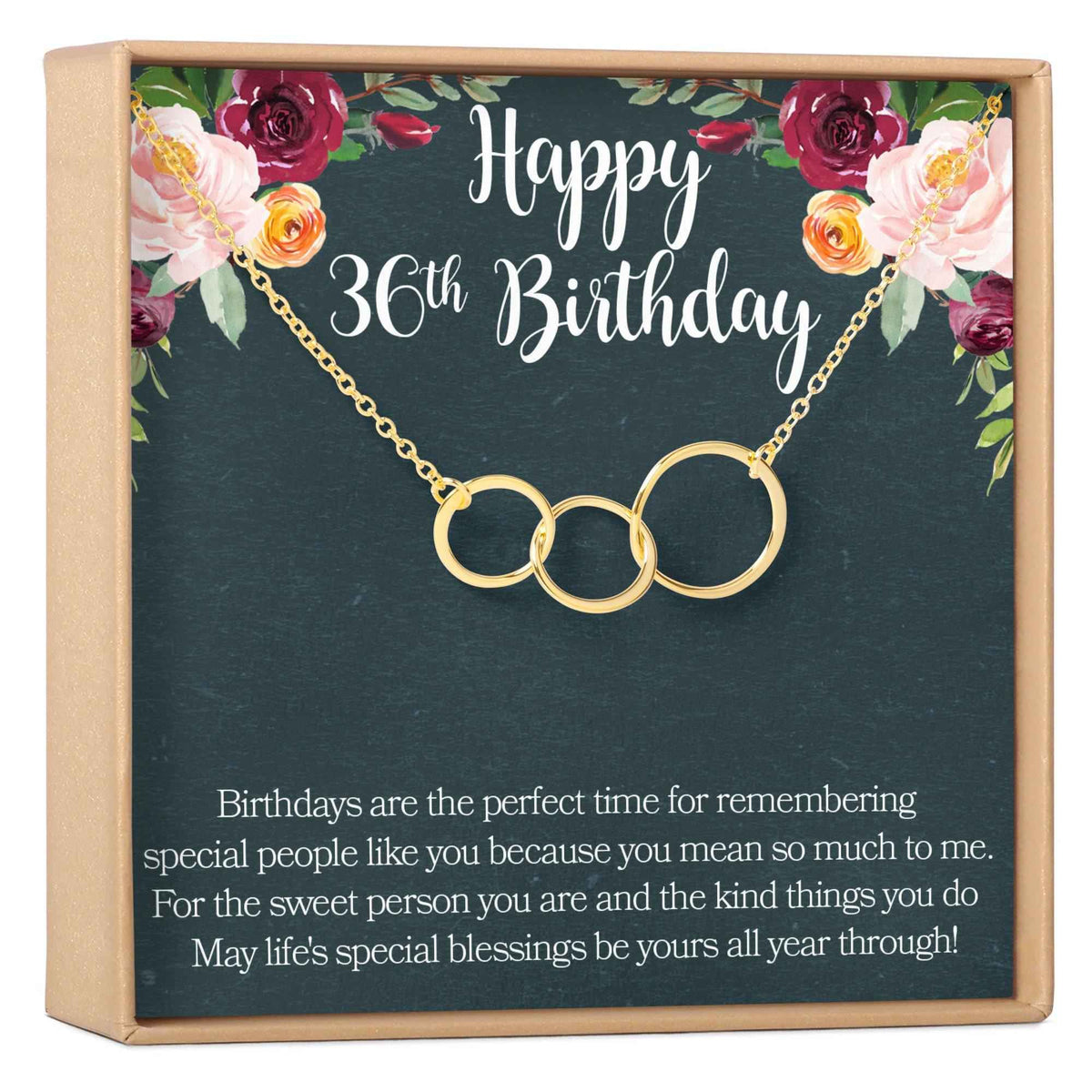 36th Birthday Necklace