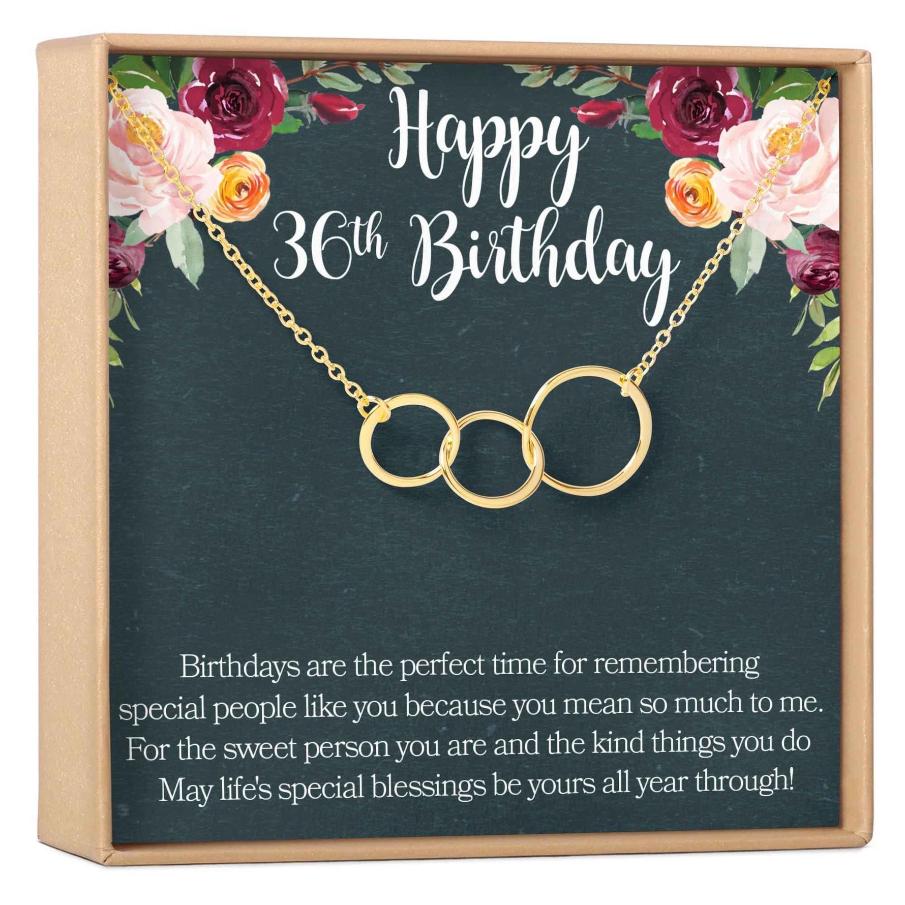 36th Birthday Necklace