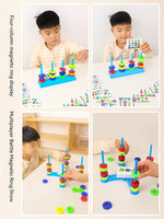 Children's Puzzle Colored Matching Magnetic Ring Toys - Cindi Book