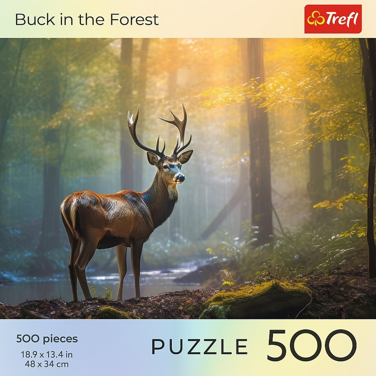 Trefl Red Nature: Buck in the Forest 500 Piece Puzzle