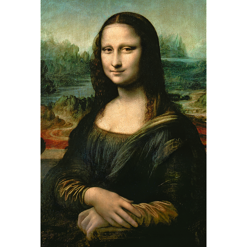 Trefl Red ArtFrame Puzzle Mona Lisa, Leonardo da Vinci 500 Piece Puzzle