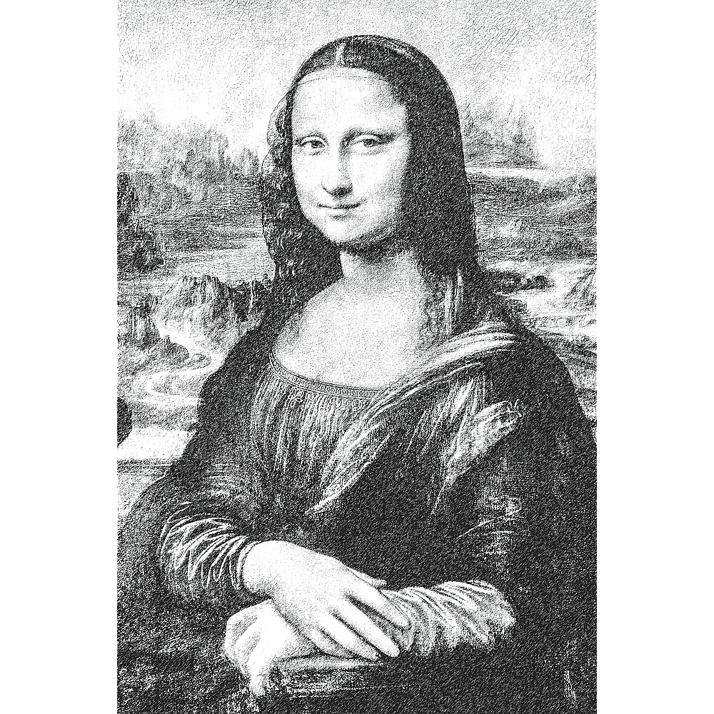 Trefl Red ArtFrame Puzzle Mona Lisa, Leonardo da Vinci 500 Piece Puzzle