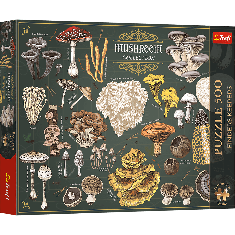 Trefl Premium Plus Finders Keepers Mushrooms 500 Piece Puzzle