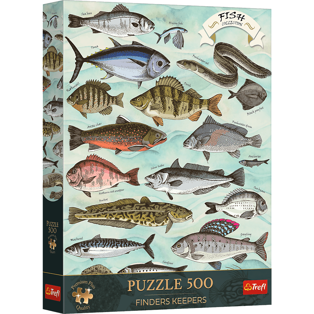 Trefl Premium Plus Finders Keepers Fish 500 Piece Puzzle