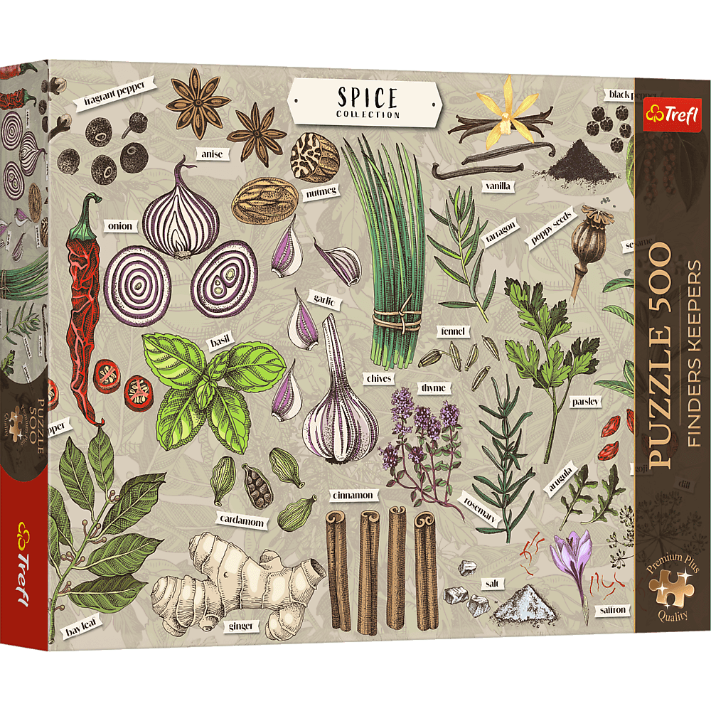 Trefl Premium Plus Finders Keepers Spices 500 Piece Puzzle