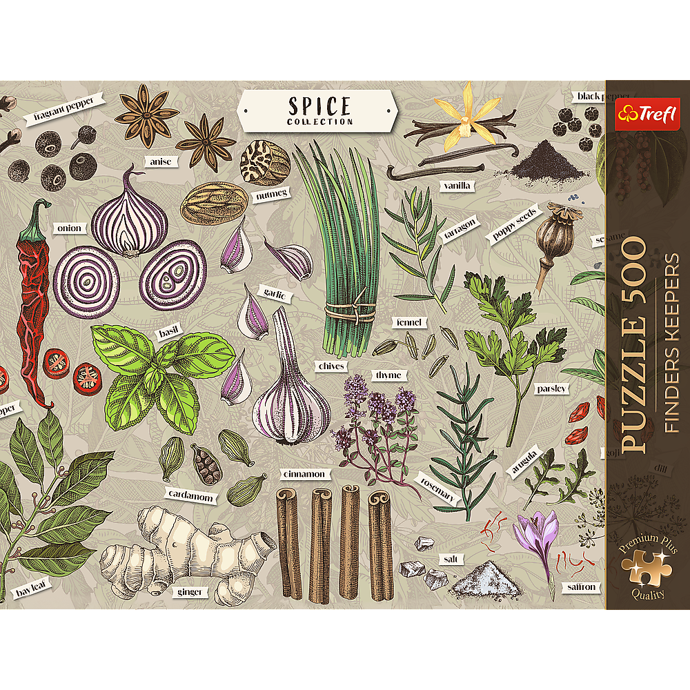 Trefl Premium Plus Finders Keepers Spices 500 Piece Puzzle
