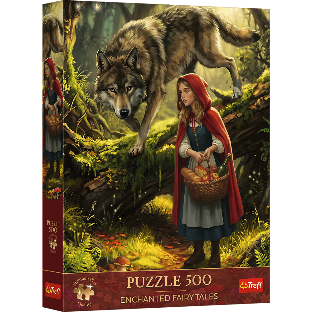 Trefl Premium Plus Enchanted Fairy Tales Little Red Riding Hood and the Wolf 500 Piece Puzzle