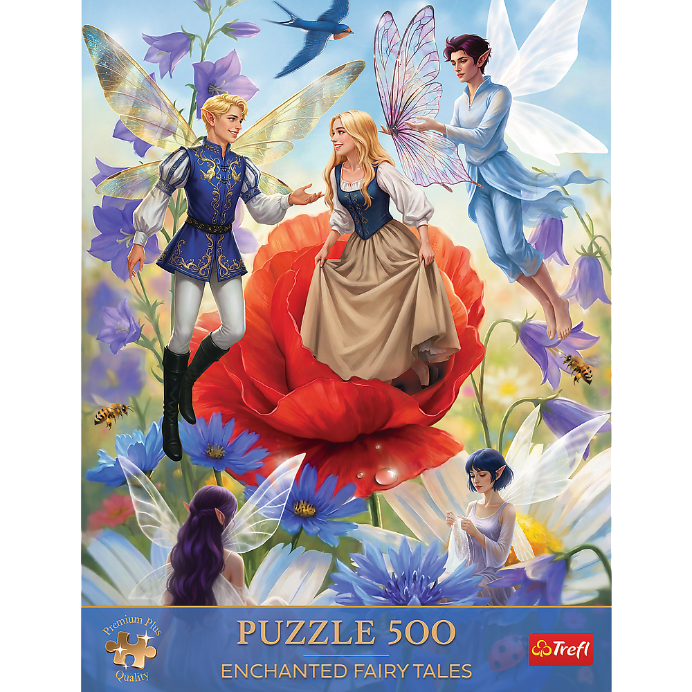 Trefl Premium Plus Enchanted Fairy Tales Thumbelina 500 Piece Puzzle