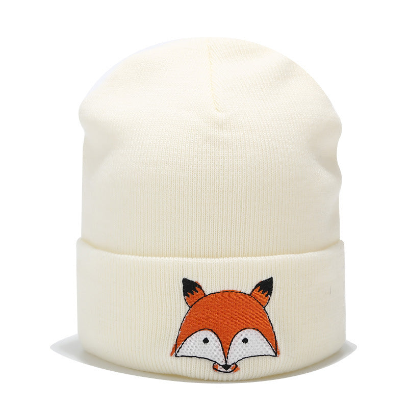 Embroidered wool cap - Cindi Book