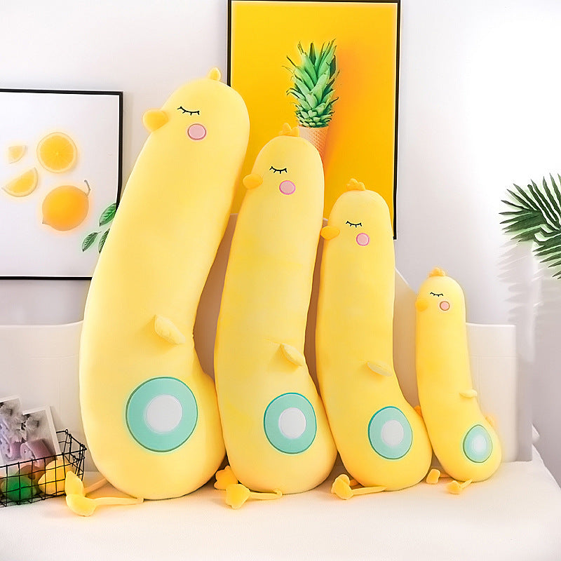 Cute Yellow Chick Pillow With Long Legs - Cindi Book