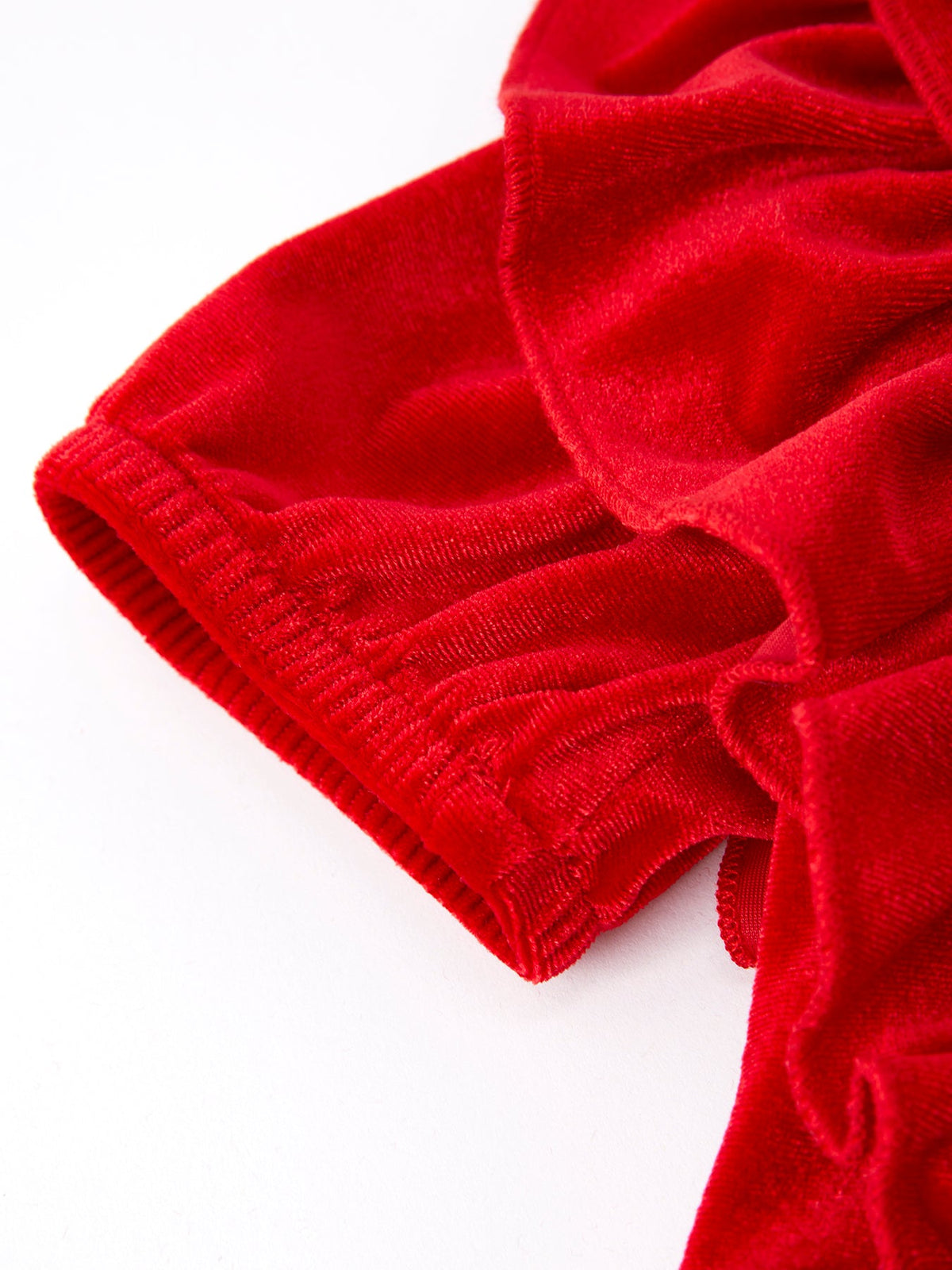 Rylee Faith Designs - Christmas Red Velvet Girls Dress - alternate view 4