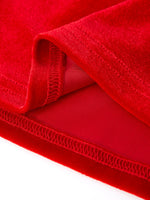 Rylee Faith Designs - Christmas Red Velvet Girls Dress - alternate view 5
