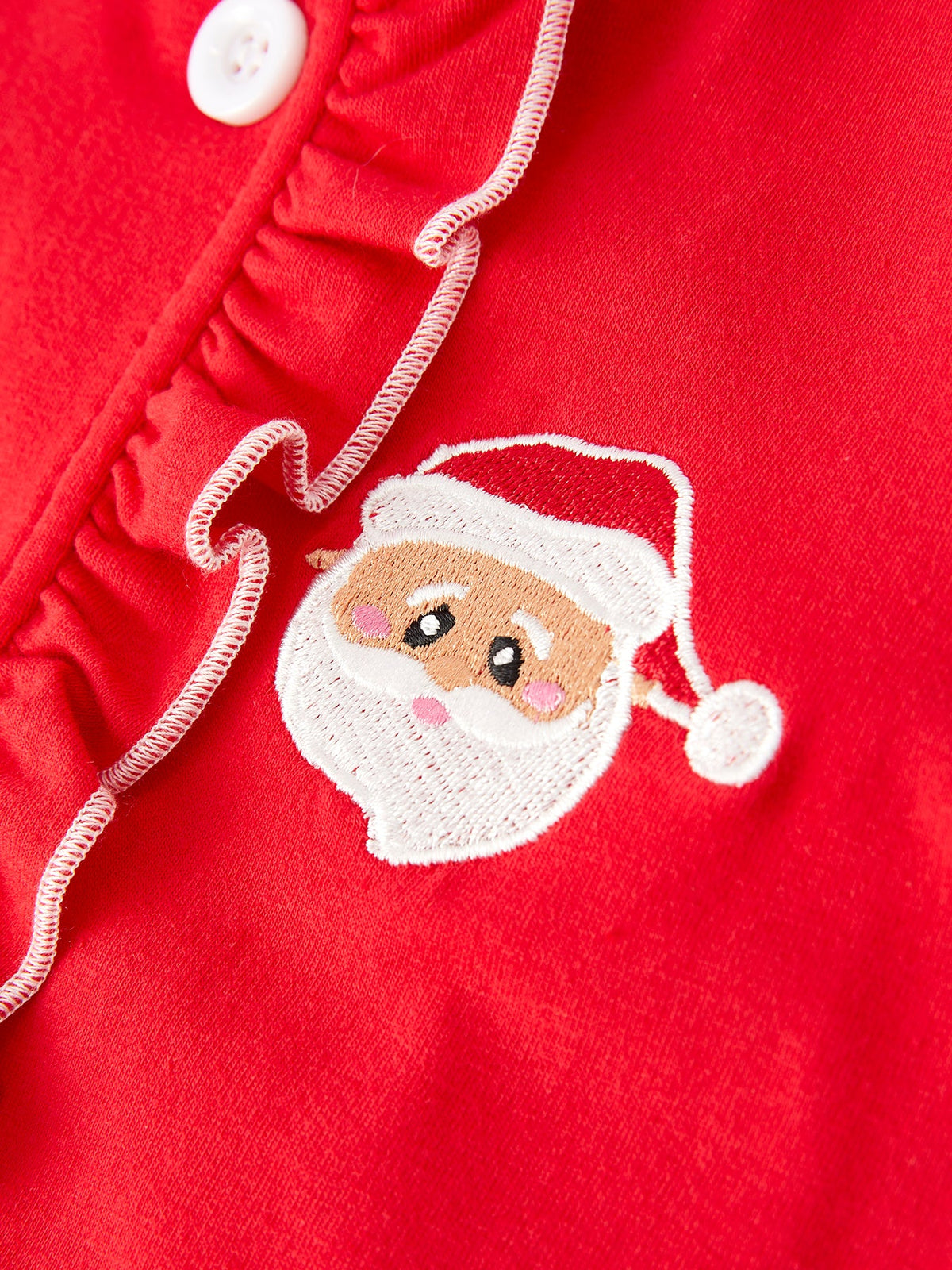 Rylee Faith Designs - Christmas Red Girls Embroidered Pajamas - alternate view 12