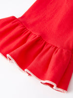 Rylee Faith Designs - Christmas Red Girls Embroidered Pajamas - alternate view 13