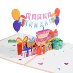 3D Three-dimensional Travel Card Handmade Card Paper Carving - Cindi Book