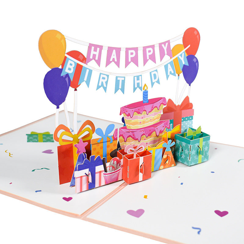 3D Three-dimensional Travel Card Handmade Card Paper Carving - Cindi Book