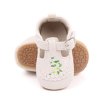 Baby Embroidered PU Leather Soft Bottom Non-slip Toddler Shoes - Cindi Book