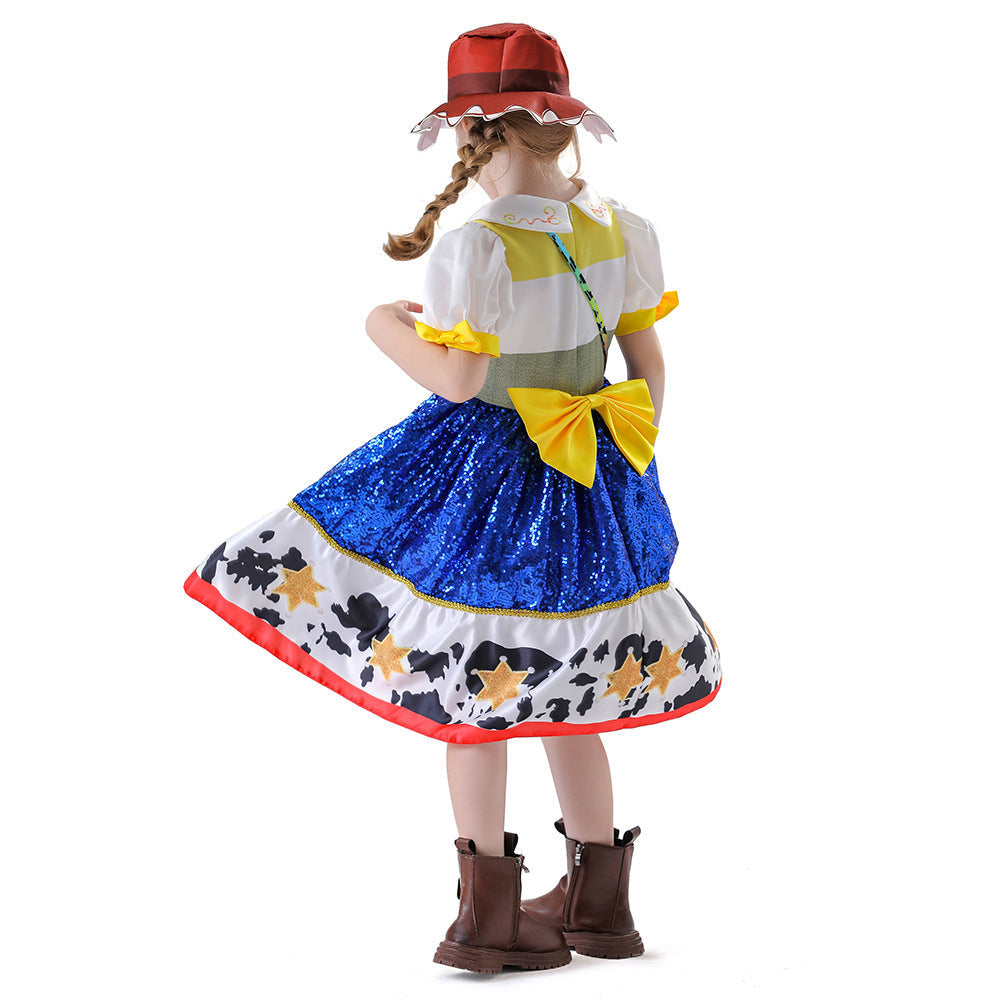 European And American Cosplay Cuisi Children Shirt Suit - Cindi Book
