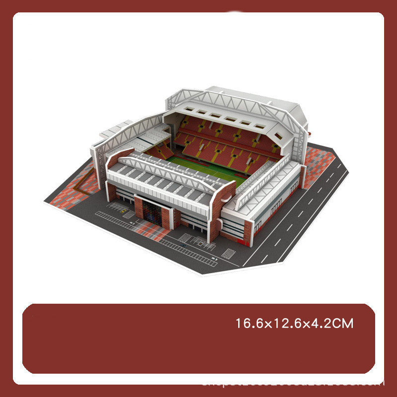 3D Puzzle Football Field Model - Cindi Book