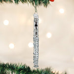 Old World Christmas Flute Ornament - hand-blown glass Christmas tree ornament