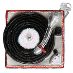 Old World Christmas Record Player Ornament - hand-blown glass Christmas tree ornament (view 4)