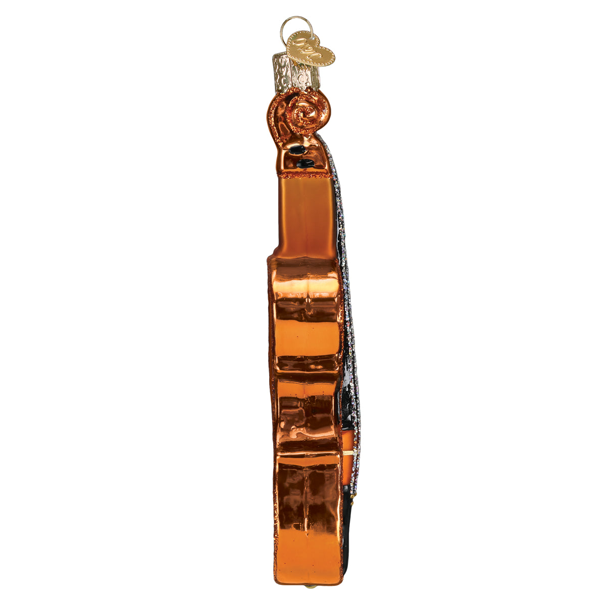 Old World Christmas Cello Ornament - hand-blown glass Christmas tree ornament (view 5)
