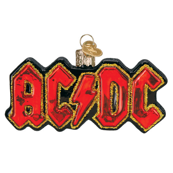 Old World Christmas AC/DC Ornament - hand-blown glass Christmas tree ornament (view 3)